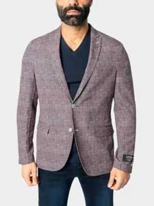 MACEOO Descartes Unconstructed Blazer, Brown Houndstooth, Size 44 NWOT - $348 - Picture 1 of 13