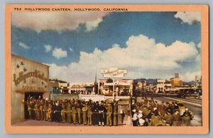 Cartolina Hollywood Canteen Hollywood California - Foto 1 di 2