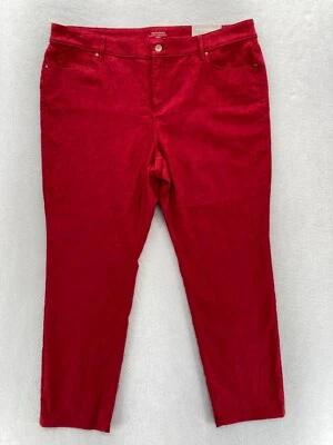 Chico's Jacquard Jeggings Para Mujer 3.5P Pequeño Rojo Floral Tejido Elástico Denim Nuevo Con Etiquetas Foto 1 de 4