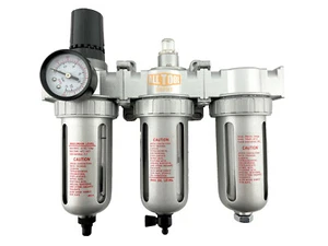 3/8" Compressed Air Filter Regulator/Desiccant Dryer/Coalescing Filter Auto - Picture 1 of 7