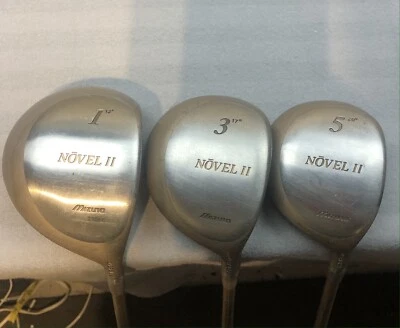 Mizuno Novel II Oversize Drive 210cc 1 Wood 3 wood 17 degree 5 Wood 20 degree - Image 1 of 4