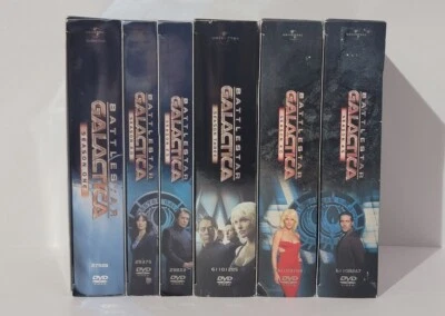 Battlestar Galactica Complete Series 1-4 TV Movie DVD Set 1 2 2.5 3 4 4.5 Razor - Image 1 of 4