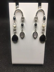 Pendientes colgantes de varias piedras IPPOLITA Rock Candy de plata de ley $895 - Imagen 1 de 3