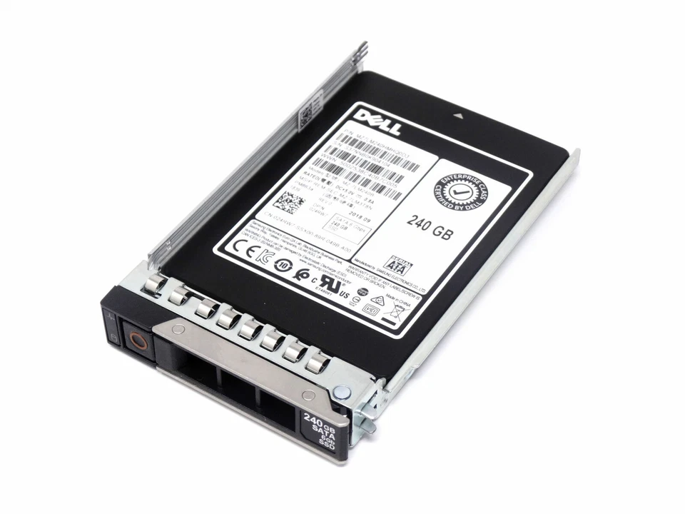 New Dell 240GB 2.5" SATA SSD MU Mixed Use 24RW7 MZ-7LM240B + Caddy - Image 1 of 1