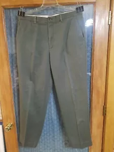 Roundtree & Yorke Easy Care Mens Khakis Pants 36 x 31 Green - Bild 1 von 8