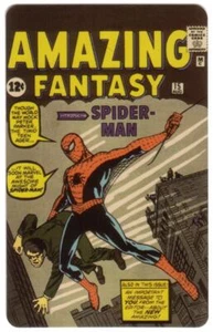 Tarjeta telefónica Marvel Comics - Spiderman - ESPECIMEN de fantasía increíble - Imagen 1 de 1