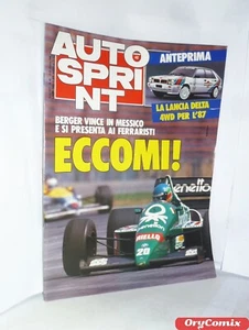 AUTO SPRINT - NR. 42 - 14.-20. OKTOBER 1986 - BERGER GEWINNT IN MEXIKO - MAGAZIN - Bild 1 von 2