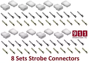 Conector estroboscópico de 3 pines AMP fuente de alimentación bombilla hembra macho pasador para rueda - Imagen 1 de 9