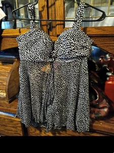 Women's Two Piece Tankini Top Shorts Swimsuit Size Xl Smart And  Sexy - Picture 1 of 6