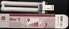TWO (2) GE Biax® S Plug-in 2-pin, T4 7watt Compact Fluorescent bulbs 37846-37660