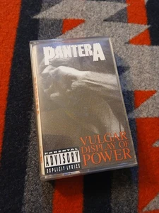 Pantera Vulgar Display Of Power 1992 Cassette Tape Vintage Rare Original  - Picture 1 of 3