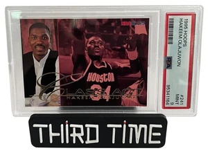 1995 NBA Hoops Hakeem Olajuwon #241 Houston Rockets Class Act PSA 9 - Picture 1 of 5