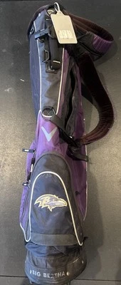 Callaway Golf Stand Bag 6 Way, Baltimore Ravens NFL Big Bertha With Straps - Image 1 of 4