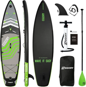 Tavola Da Surf Gonfiabile SUP Completa Paddleboard Accessori Pagaia Regolabile, - Foto 1 di 12