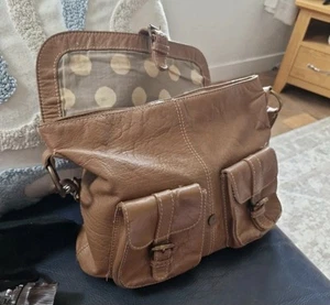 Boden Leather Crossbody Messenger Bag Satchel REDUCED! - Picture 1 of 8