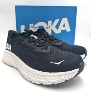 Hoka One ARAHI 7 Para hombres NUEVA Zapatilla para Correr Negra/Blanca Múltiples Tallas (BWHT) - Imagen 1 de 10