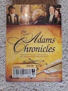The Adams Chronicles (DVD, 2008, 4-Disc Set) Acorn Media - Brand New Sealed - Picture 1 of 4