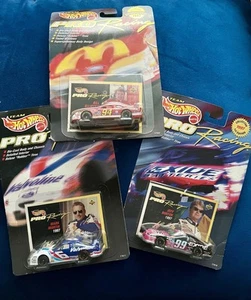 NASCAR 1997 Hot Wheels Pro Racing - ¡Lote de 3! #6 #99 #94 - Imagen 1 de 7