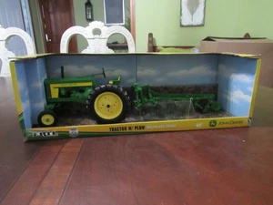 ERTL 1/16 JOHN DEERE WF TRACTOR WITH THREE BOTTOM PLOW - NIB - NEVER DISPLAYED - Picture 1 of 11