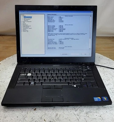 DELL LATITUDE E6410 Laptop Intel I7 M 640 4GB 500GB SEE NOTES - image 1 of 4