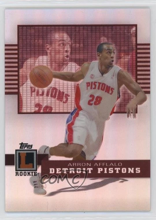 2007-08 Topps Letterman Rookie Refractor /99 Arron Afflalo #66 Rookie RC - Image 1 of 2