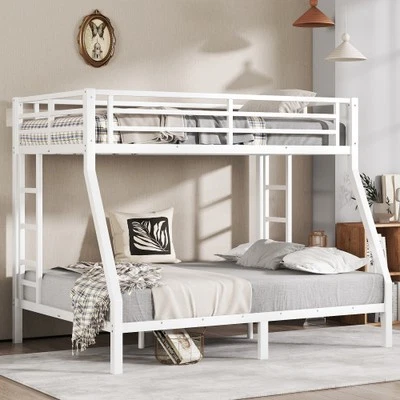 Twin XL Full Full XL Queen Bunk Beds Heavy Duty Metal Bunk Bed Frames Furniture - Image 1 of 4