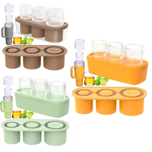 Ice Cube Tray for Tumbler 30–40 oz Large Round Mold with Lid BPA-Free Maker Hot - Picture 1 of 13