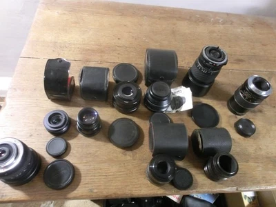 Lot d'objectifs divers pour appareils photos. - Photo 1/4