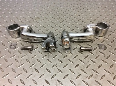 88-25 Harley Davidson Engine Guard Bar Adjustable 360 Degree Highway Peg Bracket - Image 1 of 4