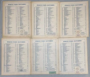 Julian Arcas Lot Of 6 Studies Sheet Music Classical Spanish Guitar Vtg Old - Bild 1 von 7