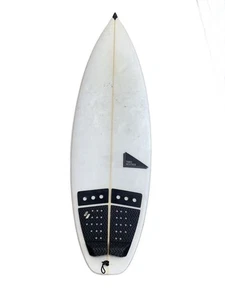 Other Brands Surfing SATURDAY NIGHT THREE WEATHE Shortboard WHT Surfboard Used - Picture 1 of 9