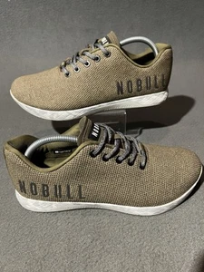 NOBULL SuperFabric Mens Sz 9.5 W 11 Army Green Trainer Crossfit Gym Minimalist - Picture 1 of 8