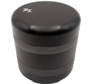 Grinder Black Leaf 5Tlg. Aluminium Kräutermühle 53mm Crusher Mühle Schwarz - Bild 1 von 24