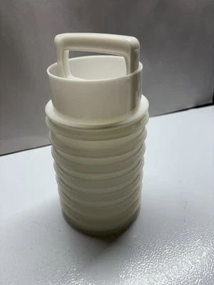 Vintage Tupperware 4" Hamburger Patty Press / Ring & 7 Freezer Keepers w/ Lid - Image 1 of 3
