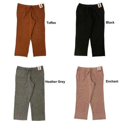 DKNY Women's Mid-Rise Straight Leg Warm Cashmere Blend Jogger - Image 1 of 2