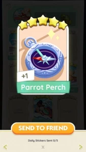 MoNO go 5 ⭐ PRESTIGE with the name OF PARROT PERCH WITH🔥SUPERFAST SENDING🔥 - Picture 1 of 1