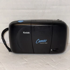 Kodak Cameo Focus Free Film Camera 35 mm Point & Shoot Black Built In Flash - Picture 1 of 15