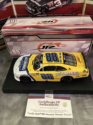 RARE! READ ALL! SIGNED 2018 DALE EARNHARDT JR HELLMANN'S JR MOTORSPORTS 1/ 1165 - Image 1 of 4