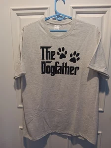 DOG DAD FUNNY T SHIRT DOGFATHER gift SZ 2XL - Picture 1 of 2