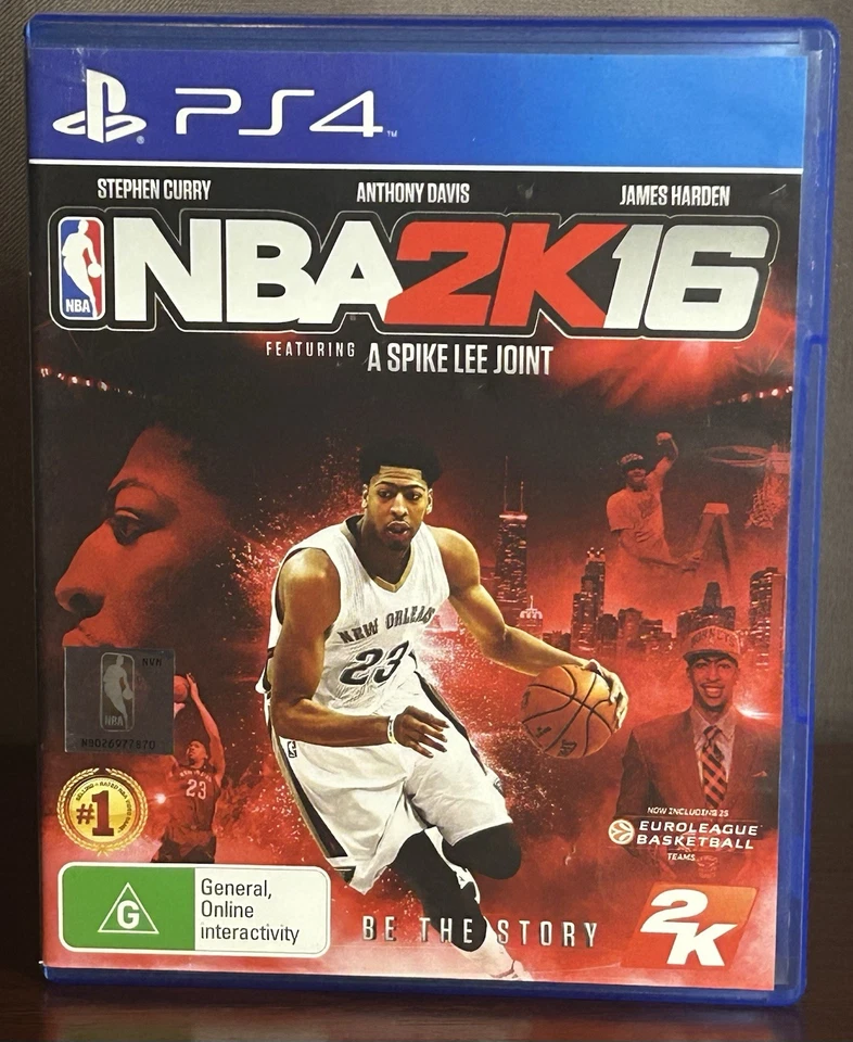 NBA 2K16 Featuring A Spike Lee Joint PS4 Game w/Manual - As New - Tested - - Image 1 of 4