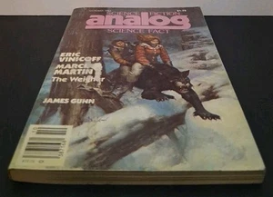 Vintage 1984 October ANALOG SCIENCE FICTION Vinicoff / Martin / Gunn *Good to VG - Picture 1 of 8
