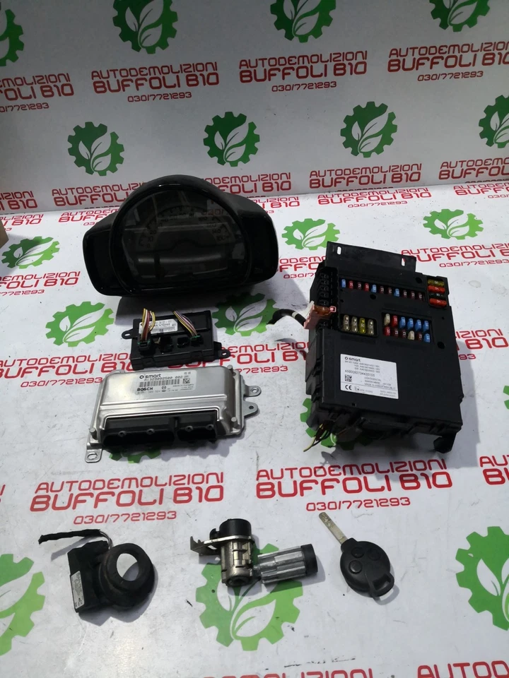 KIT CENTRALINA MOTORE SMART 451 Fortwo 1.0 0261s09524 151125 - Immagine 1 di 3