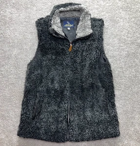 Chaleco polar Simply Southern para mujer gris medio cremallera completa suave informal cómodo - Imagen 1 de 11