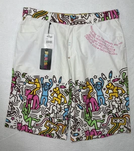 Pantalones Cortos Para Hombre Nuevo con Etiquetas Parish Nation The Land And The People Talla 40 - Imagen 1 de 11
