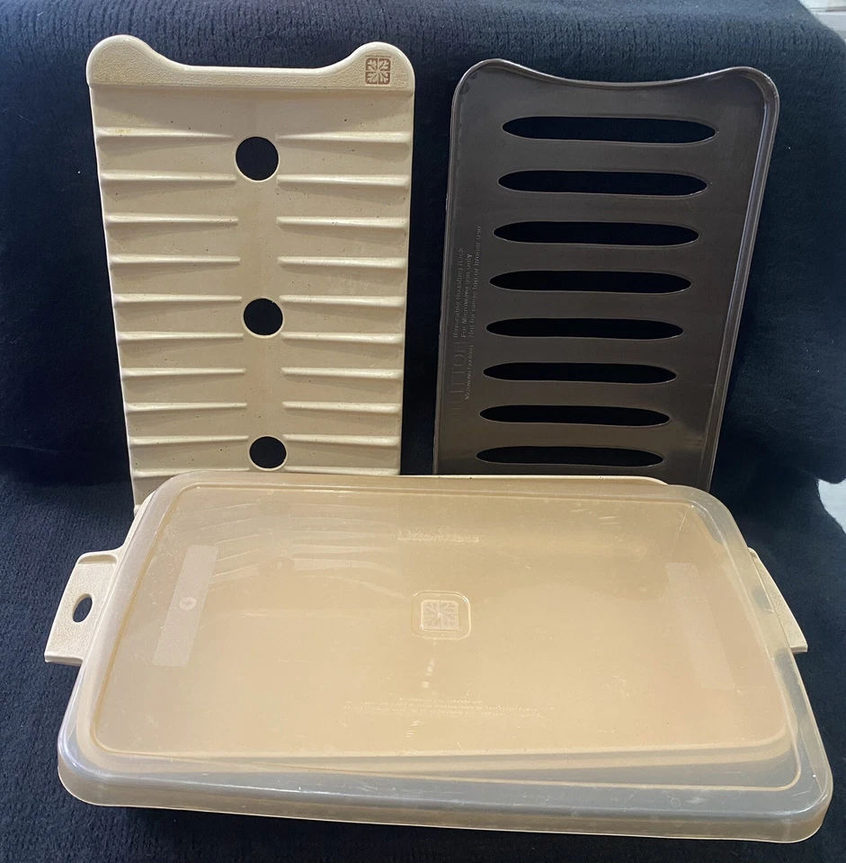 LittonWare Microwave 8 pc set -  Roast N Store, Bacon Trays and Containers - Image 1 of 4