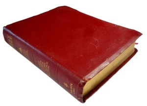 Bible Nelson 475BG NKJV Wide Margin Reference 1994 Genuine Bonded Leather (Red) - Picture 1 of 21