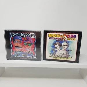 BOB & TOM Greatest Hits Vol 1 and Checkered Past New Sealed Flaws See Pics - Picture 1 of 7