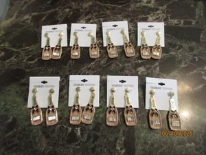 ROSEWEINFLASCHE Ohrstecker Ohrhänger Set Celebrate Together Rose Wine Ohrringe - Bild 1 von 3