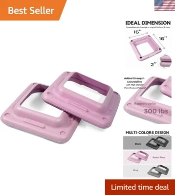 Elevadores de ejercicio aeróbico apilables - ¡Altura ajustable para cada nivel de condición física! Foto 1 de 4