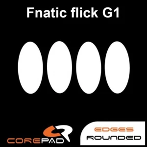 Corepad Skatez Fnatic FLICK G1 Souris Pieds Patins Téflon Hyperglides - Foto 1 di 1